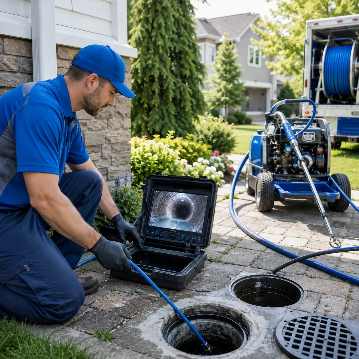 Outdoor drain cleaning professionals serving Glen Cove, NY